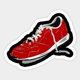 The Man With One Red Shoe Sticker